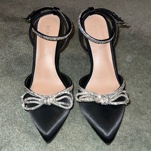 BCBG heels with crystals